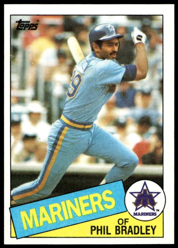 1985 Topps Phil Bradley #449 (Front)