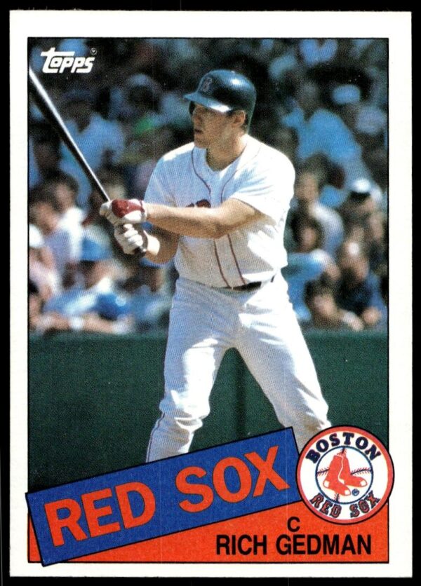 1985 Topps Rich Gedman #529 (Front)