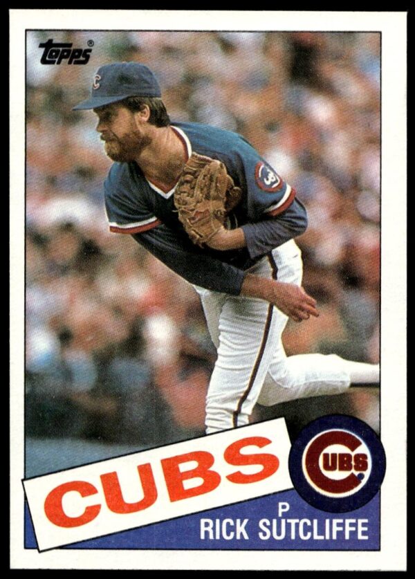1985 Topps Rick Sutcliffe #3 (Front)