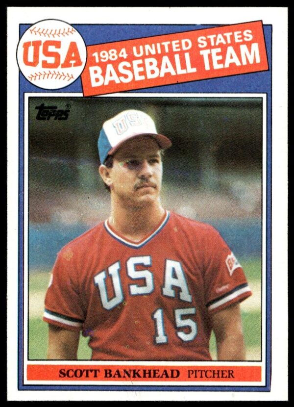 1985 Topps Scott Bankhead #393 (Front)