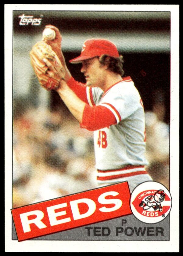 1985 Topps Ted Power #342 (Front)