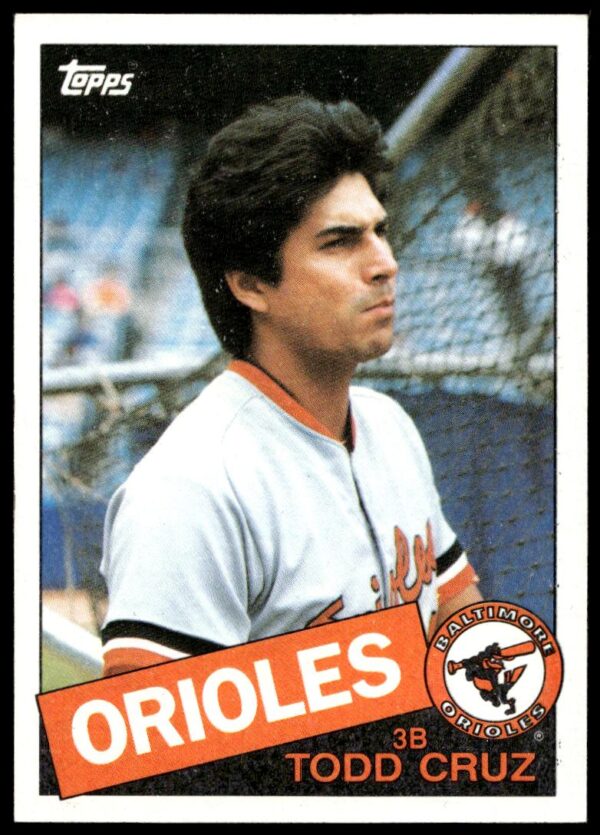 1985 Topps Todd Cruz #366 (Front)
