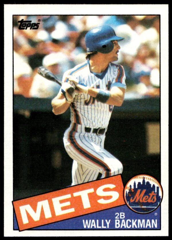 1985 Topps Wally Backman #677 (Front)