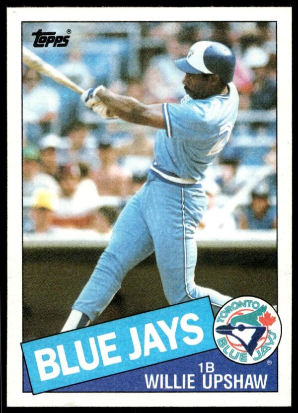 1985 Topps Willie Upshaw #75 (Front)