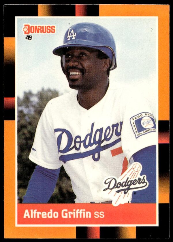 1988 Donruss Baseball's Best Alfredo Griffin #92 (Front)