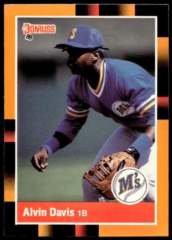1988 Donruss Baseball's Best Alvin Davis #107 (Front)