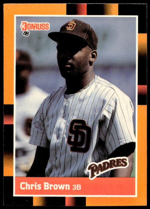 1988 Donruss Baseball's Best Chris Brown #77 (Front)