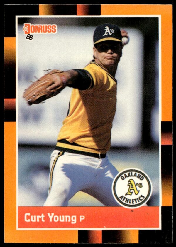 1988 Donruss Baseball's Best Curt Young #323 (Front)