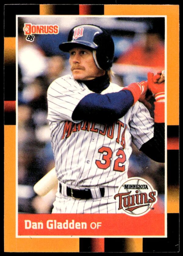1988 Donruss Baseball's Best Dan Gladden #130 (Front)