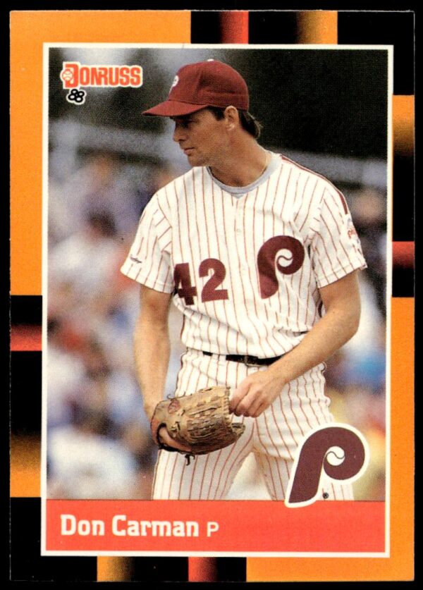 1988 Donruss Baseball's Best Don Carman #72 (Front)