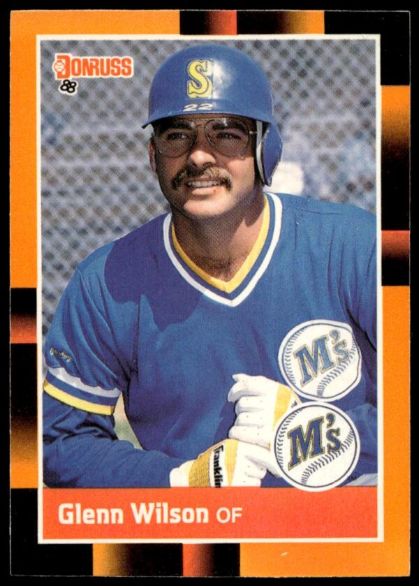 1988 Donruss Baseball's Best Glenn Wilson #306 (Front)
