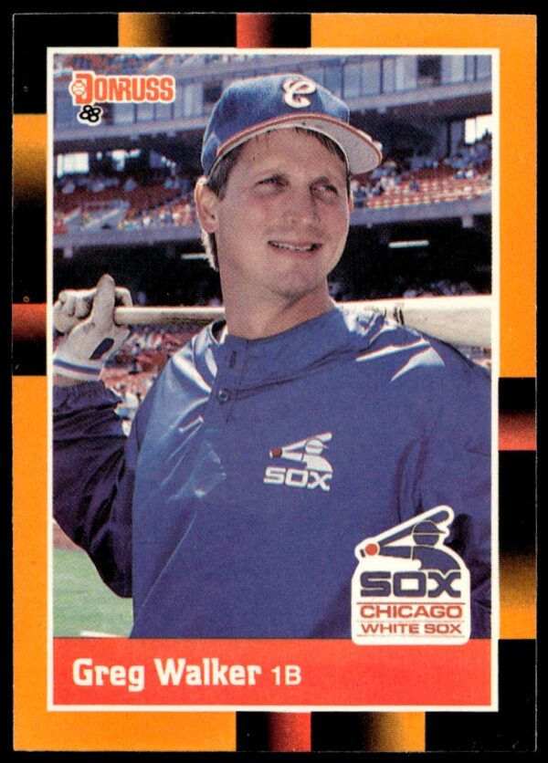 1988 Donruss Baseball's Best Greg Walker #193 (Front)