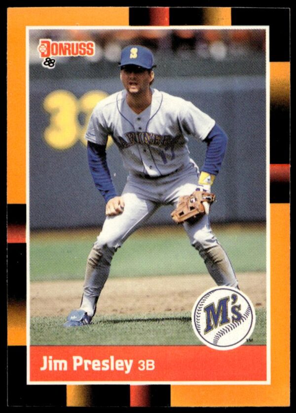 1988 Donruss Baseball's Best Jim Presley #219 (Front)