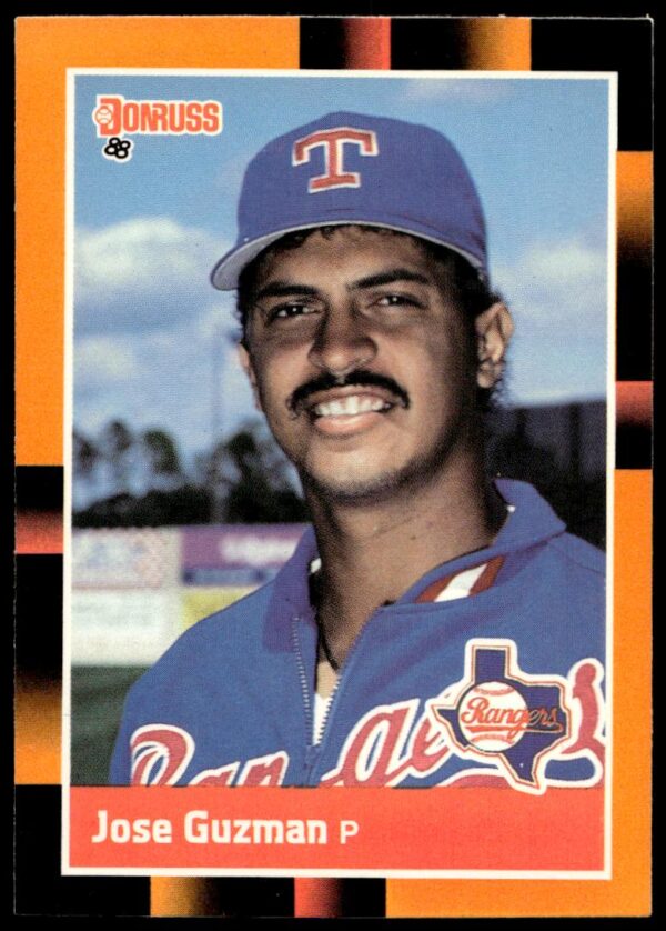 1988 Donruss Baseball's Best Jose Guzman #88 (Front)