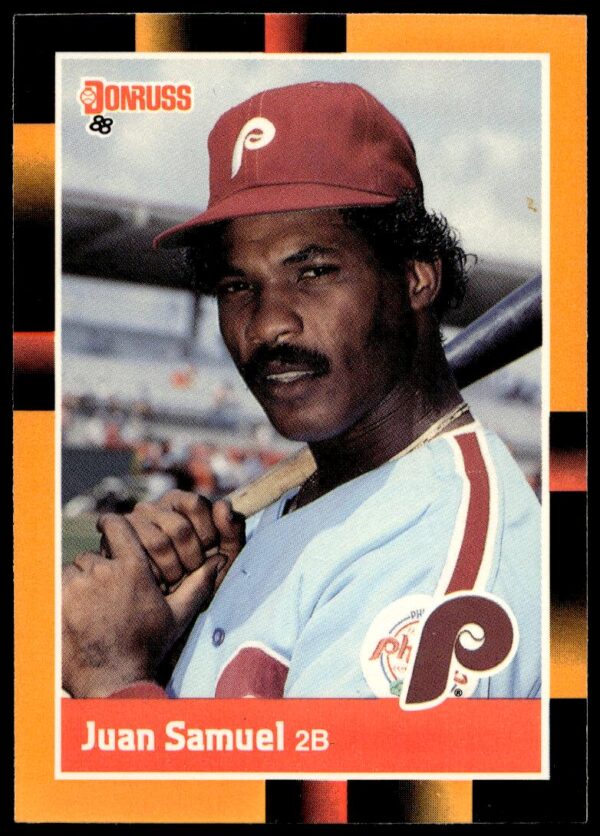 1988 Donruss Baseball's Best Juan Samuel #215 (Front)