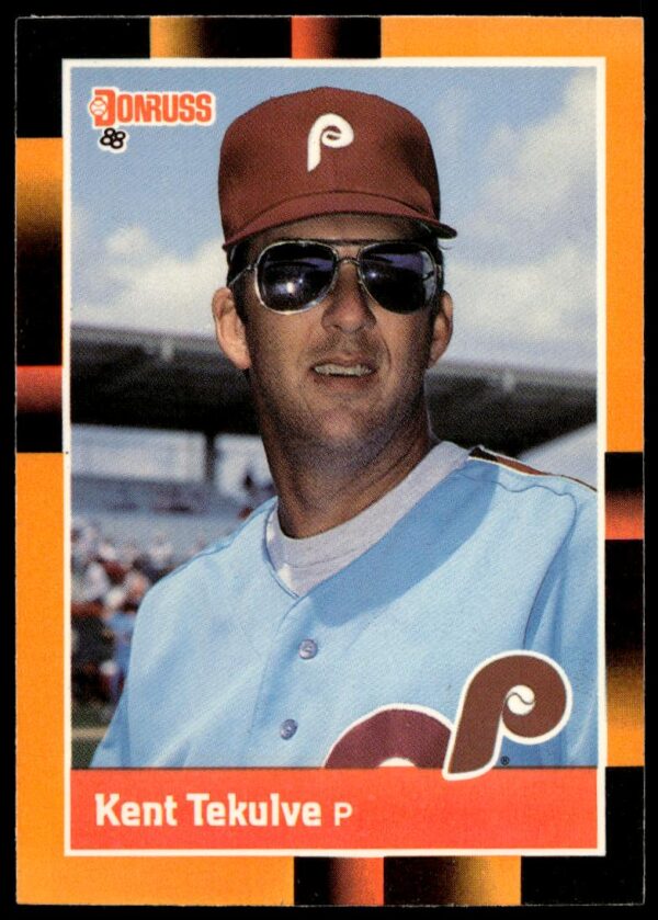 1988 Donruss Baseball's Best Kent Tekulve #327 (Front)