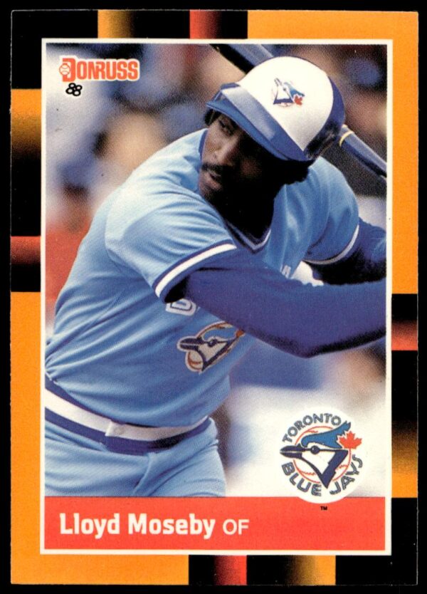 1988 Donruss Baseball's Best Lloyd Moseby #199 (Front)