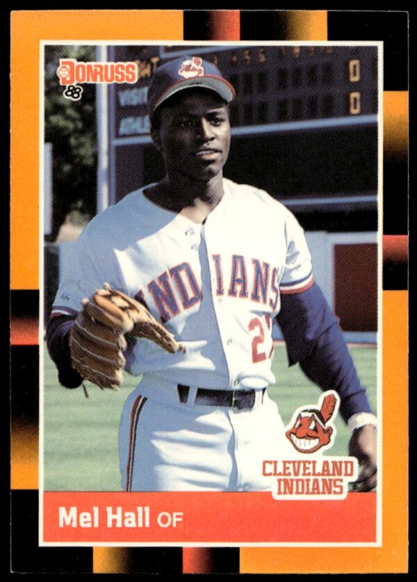 1988 Donruss Baseball's Best Mel Hall #173 (Front)