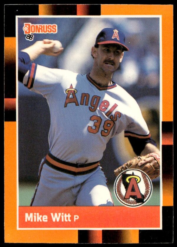 1988 Donruss Baseball's Best Mike Witt #307 (Front)