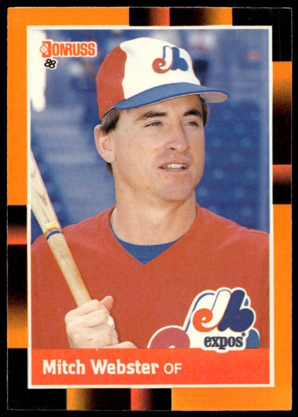 1988 Donruss Baseball's Best Mitch Webster #292 (Front)