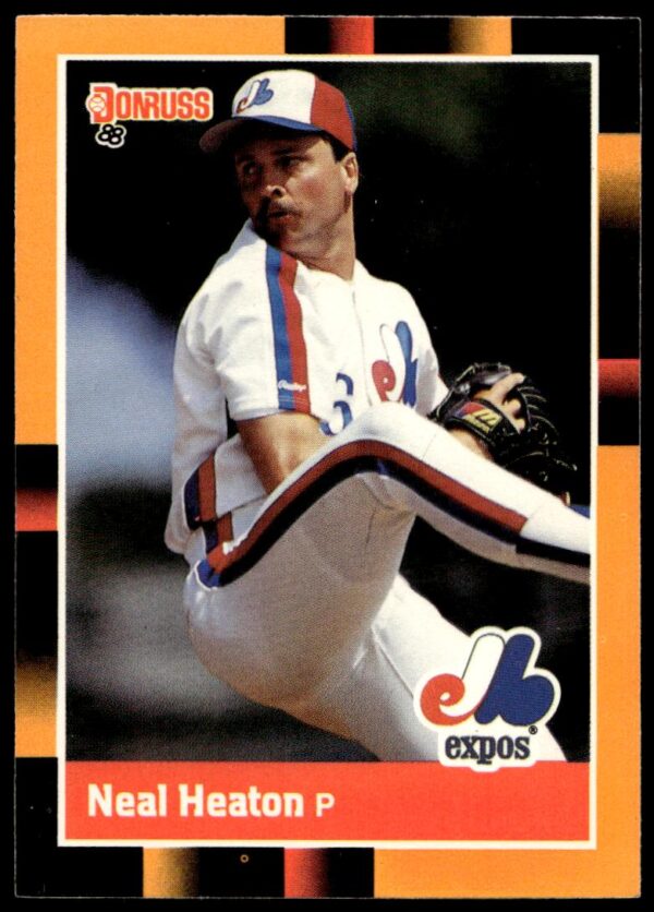 1988 Donruss Baseball's Best Neal Heaton #124 (Front)
