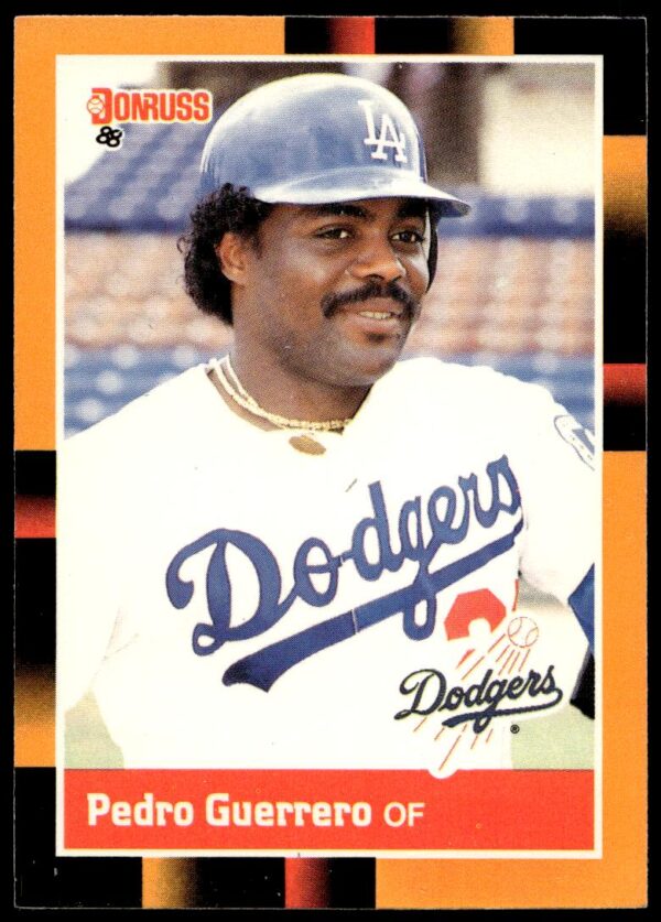 1988 Donruss Baseball's Best Pedro Guerrero #122 (Front)