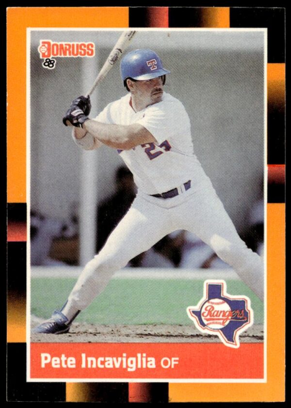 1988 Donruss Baseball's Best Pete Incaviglia #55 (Front)