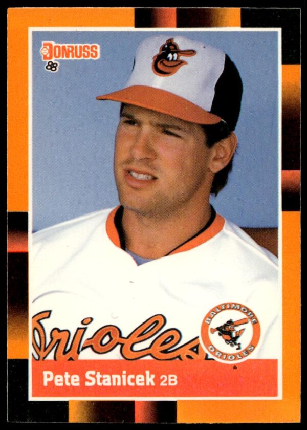 1988 Donruss Baseball's Best Pete Stanicek #294 (Front)