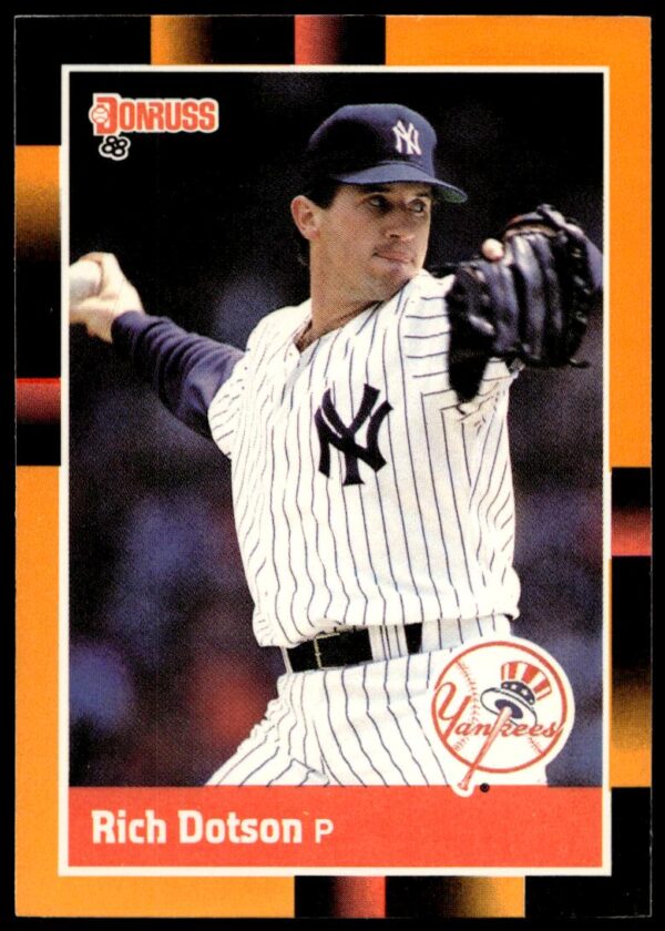 1988 Donruss Baseball's Best Richard Dotson #52 (Front)