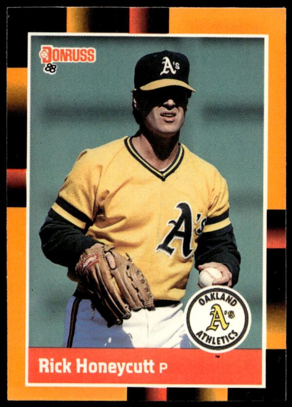 1988 Donruss Baseball's Best Rick Honeycutt #211 (Front)