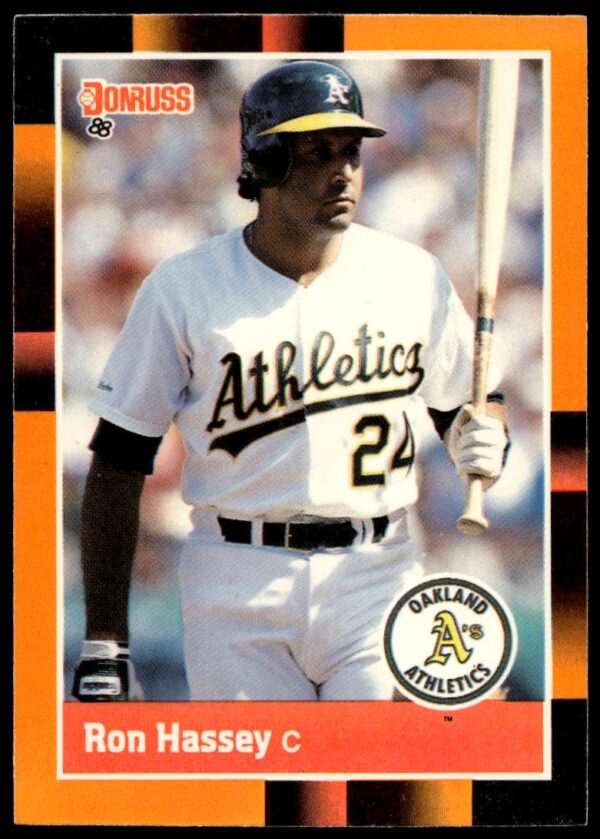 1988 Donruss Baseball's Best Ron Hassey #302 (Front)