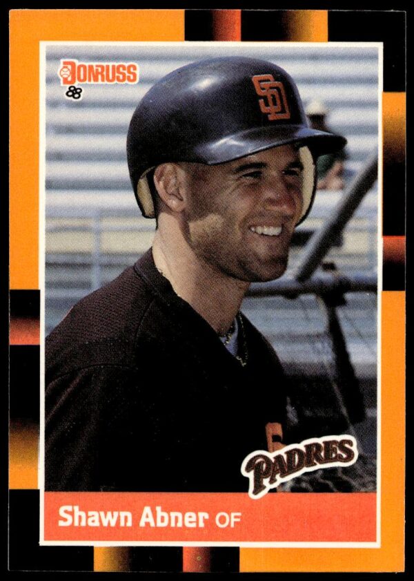 1988 Donruss Baseball's Best Shawn Abner #21 (Front)