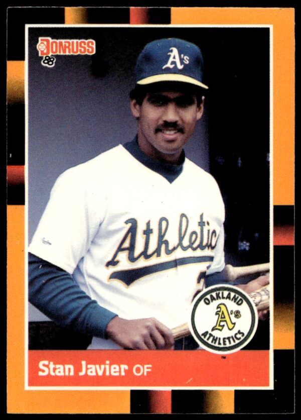 1988 Donruss Baseball's Best Stan Javier #155 (Front)