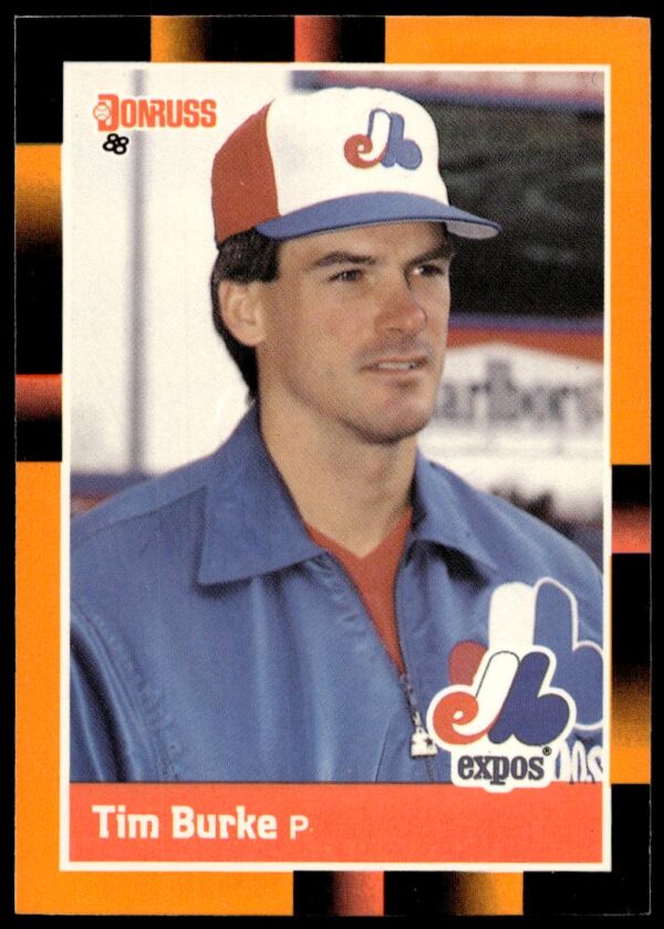 1988 Donruss Baseball's Best Tim Burke #34 (Front)