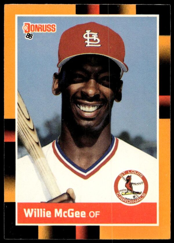 1988 Donruss Baseball's Best Willie McGee #131 (Front)
