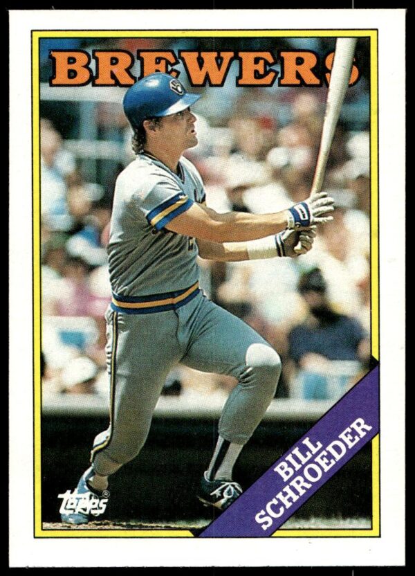 1988 Topps Bill Schroeder #12 (Front)
