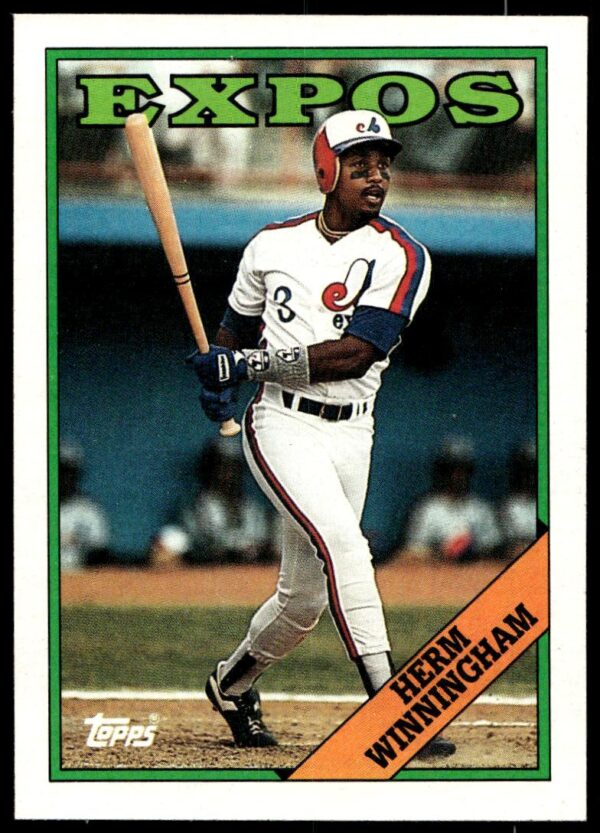 1988 Topps Herm Winningham #614 (Front)