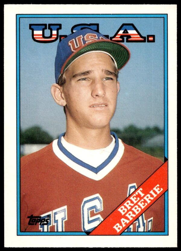 1988 Topps Traded Bret Barberie #9T (Front)
