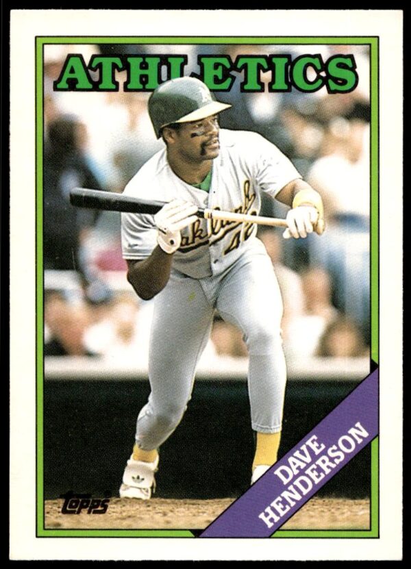 1988 Topps Traded Dave Henderson #48T (Front)
