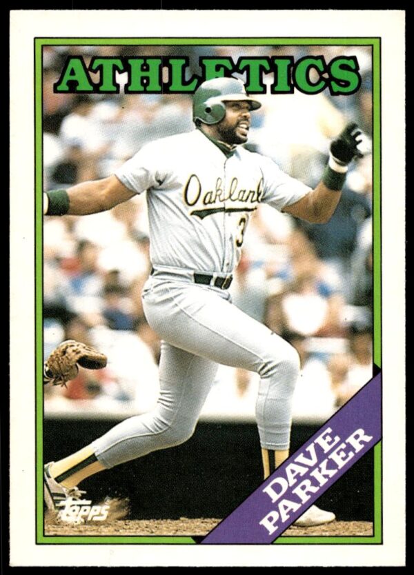 1988 Topps Traded Dave Parker #81T (Front)