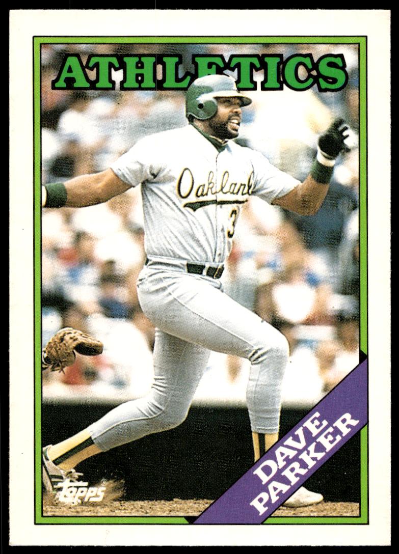 1988 Topps Traded Dave Parker #81T (Front)