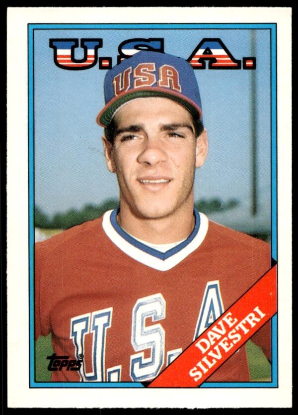 1988 Topps Traded Dave Silvestri #107T (Front)