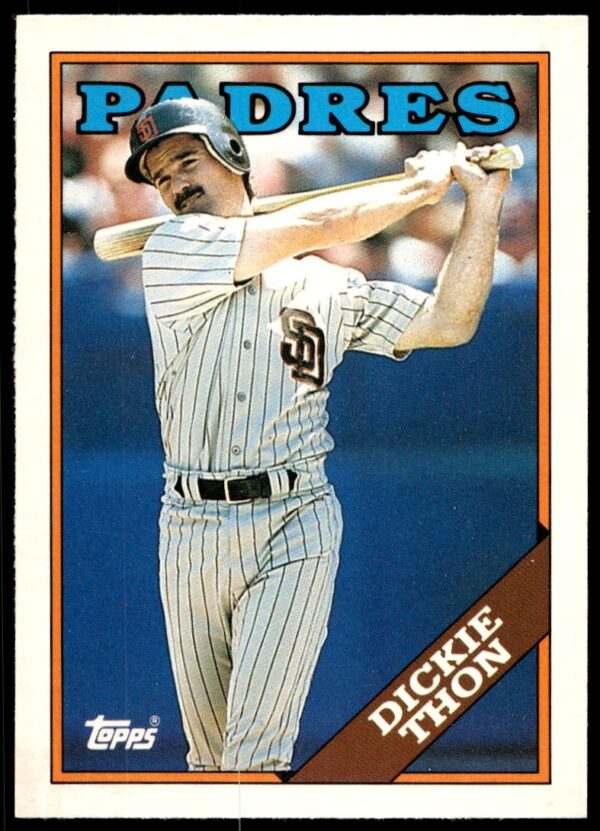 1988 Topps Traded Dickie Thon #121T (Front)