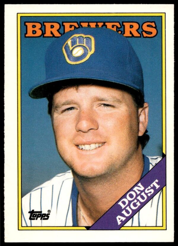 1988 Topps Traded Don August #7T (Front)