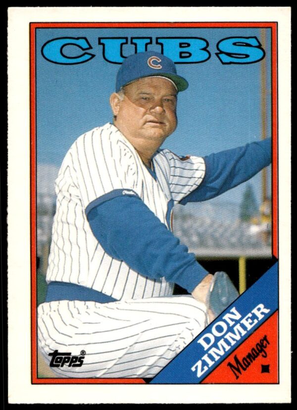 1988 Topps Traded Don Zimmer #131T (Front)