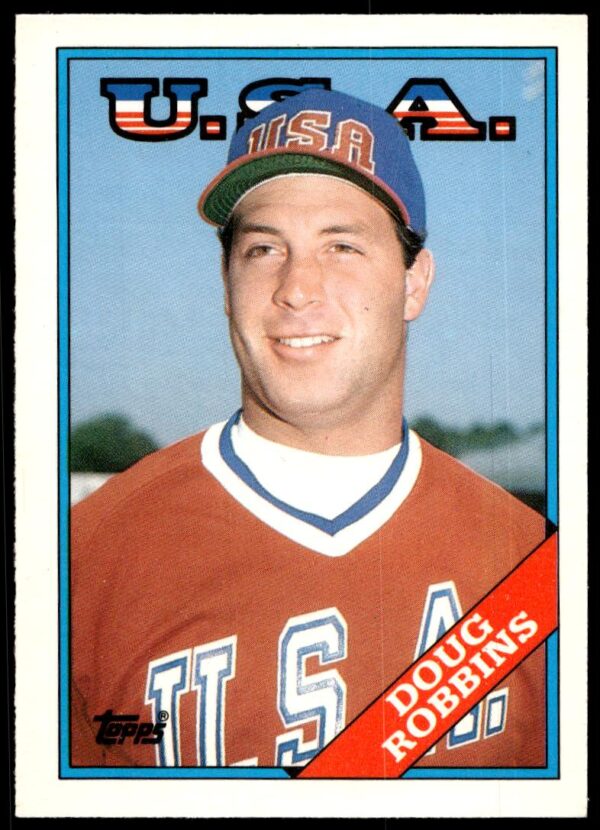 1988 Topps Traded Doug Robbins #95T (Front)