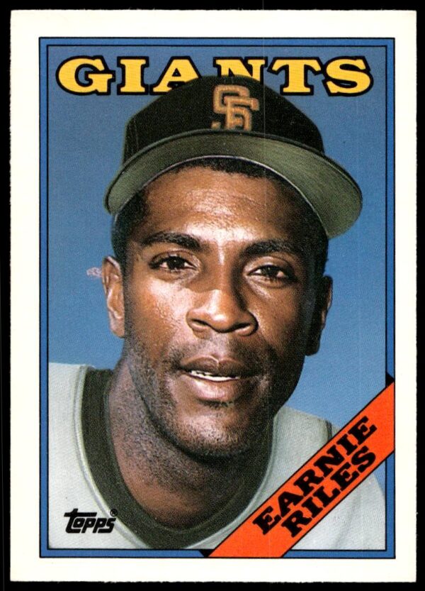 1988 Topps Traded Earnie Riles #93T (Front)