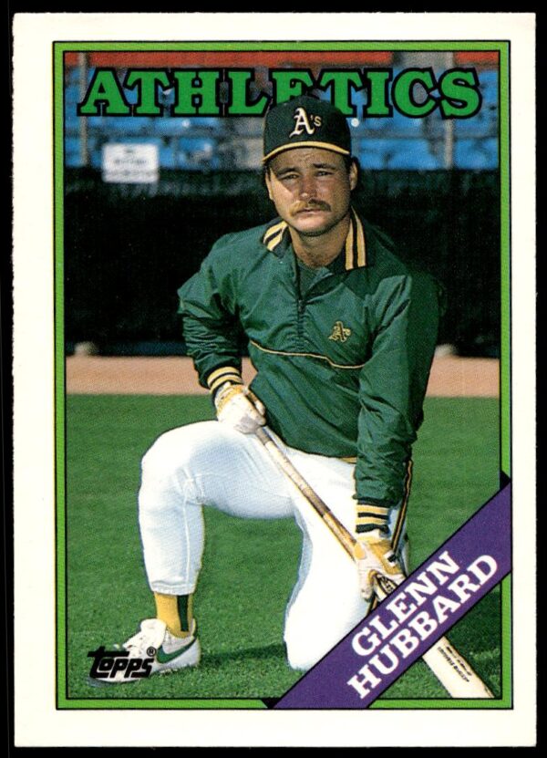 1988 Topps Traded Glenn Hubbard #53T (Front)