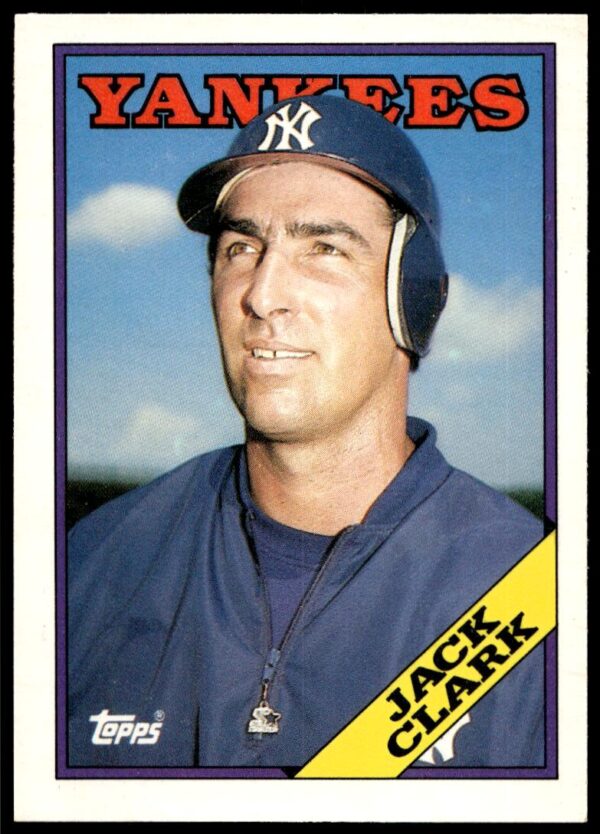1988 Topps Traded Jack Clark #28T (Front)