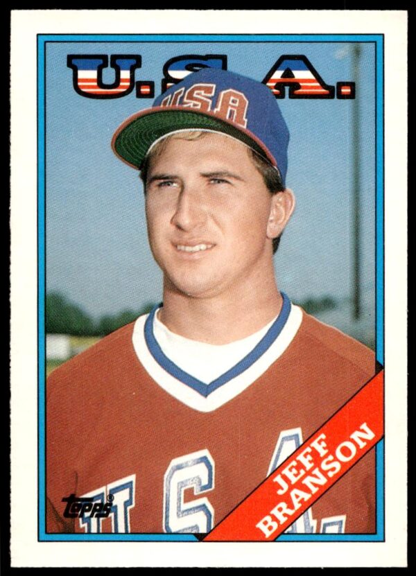 1988 Topps Traded Jeff Branson #19T (Front)